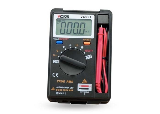 VICTOR VC921 Handheld Digital Multimeter LCD Displaying