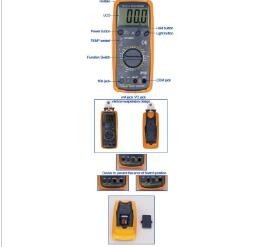 Multimétricos eléctricos digitales comunes de la serie 8200